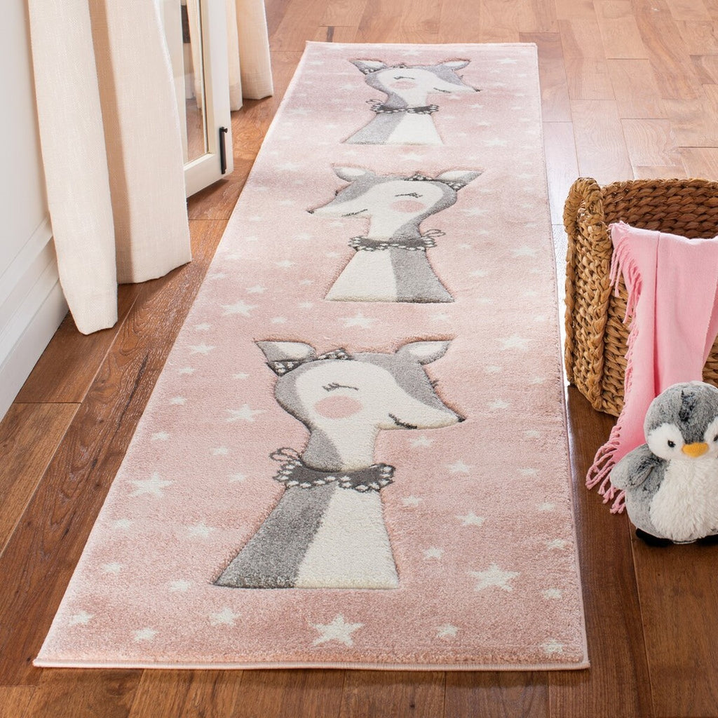 safavieh clearance carousel kids crk191p pink rug