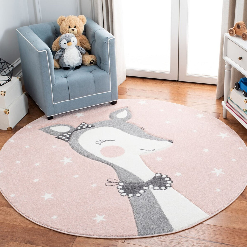 safavieh clearance carousel kids crk191p pink rug