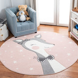 safavieh clearance carousel kids crk191p pink rug
