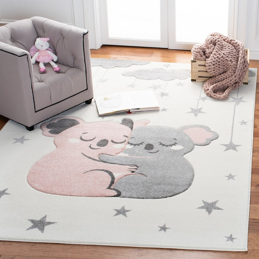 safavieh clearance carousel kids crk195a ivory rug