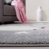 safavieh clearance carousel kids crk195f grey rug