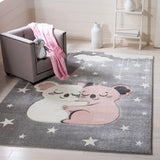safavieh clearance carousel kids crk195f grey rug