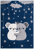 safavieh clearance carousel kids crk195n navy rug