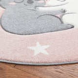 safavieh clearance carousel kids crk195u pink rug