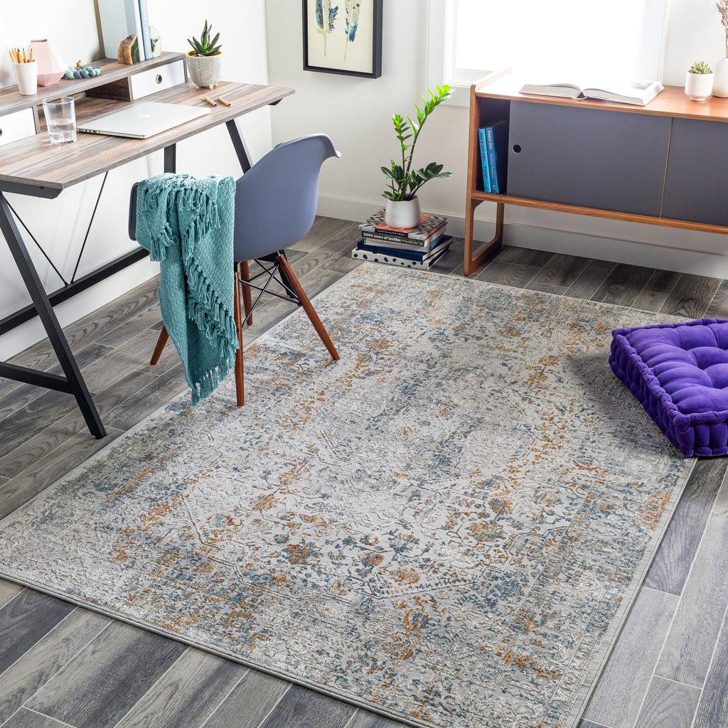 surya carmel crl 2317 medium gray rug