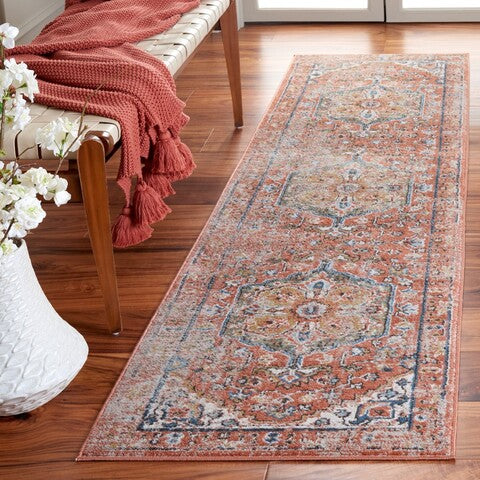 safavieh clearance cornelia crn208p rust rug