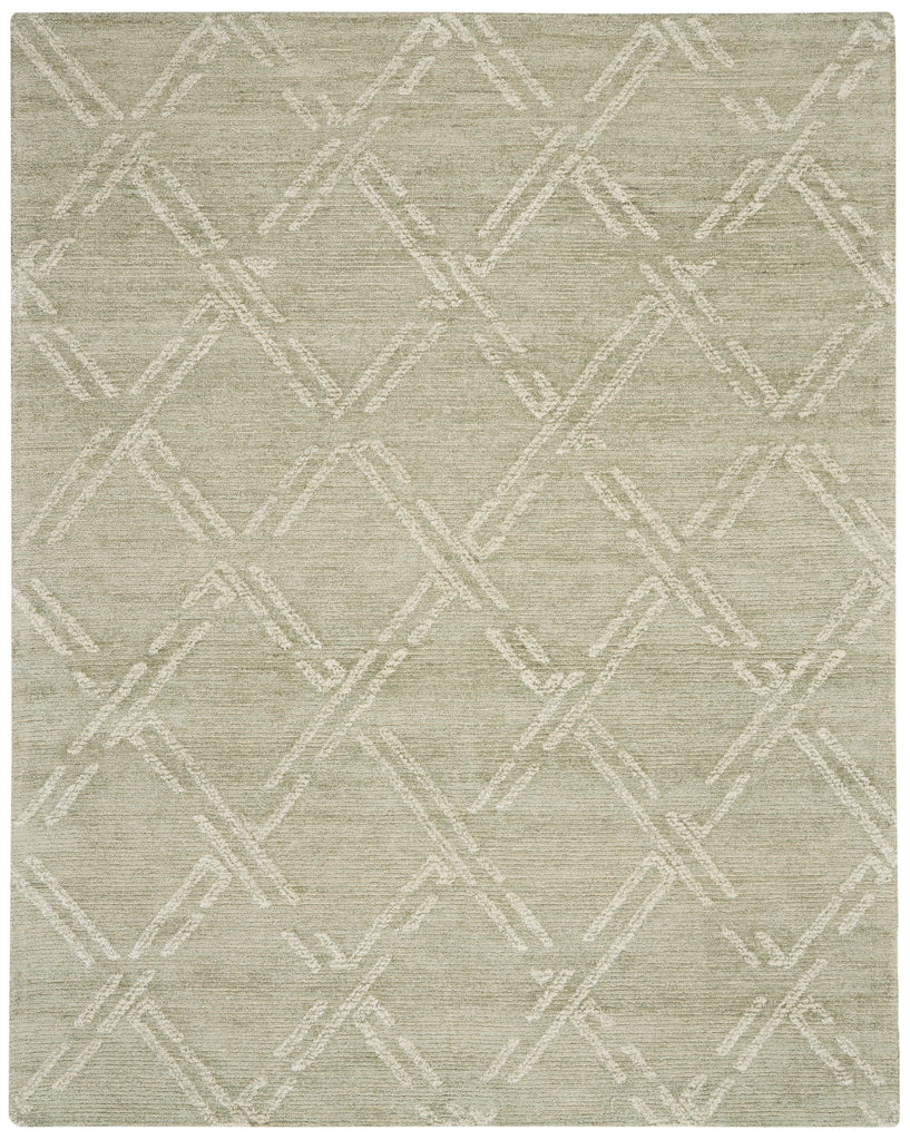 nourison venosa vsn01 green ivory rug