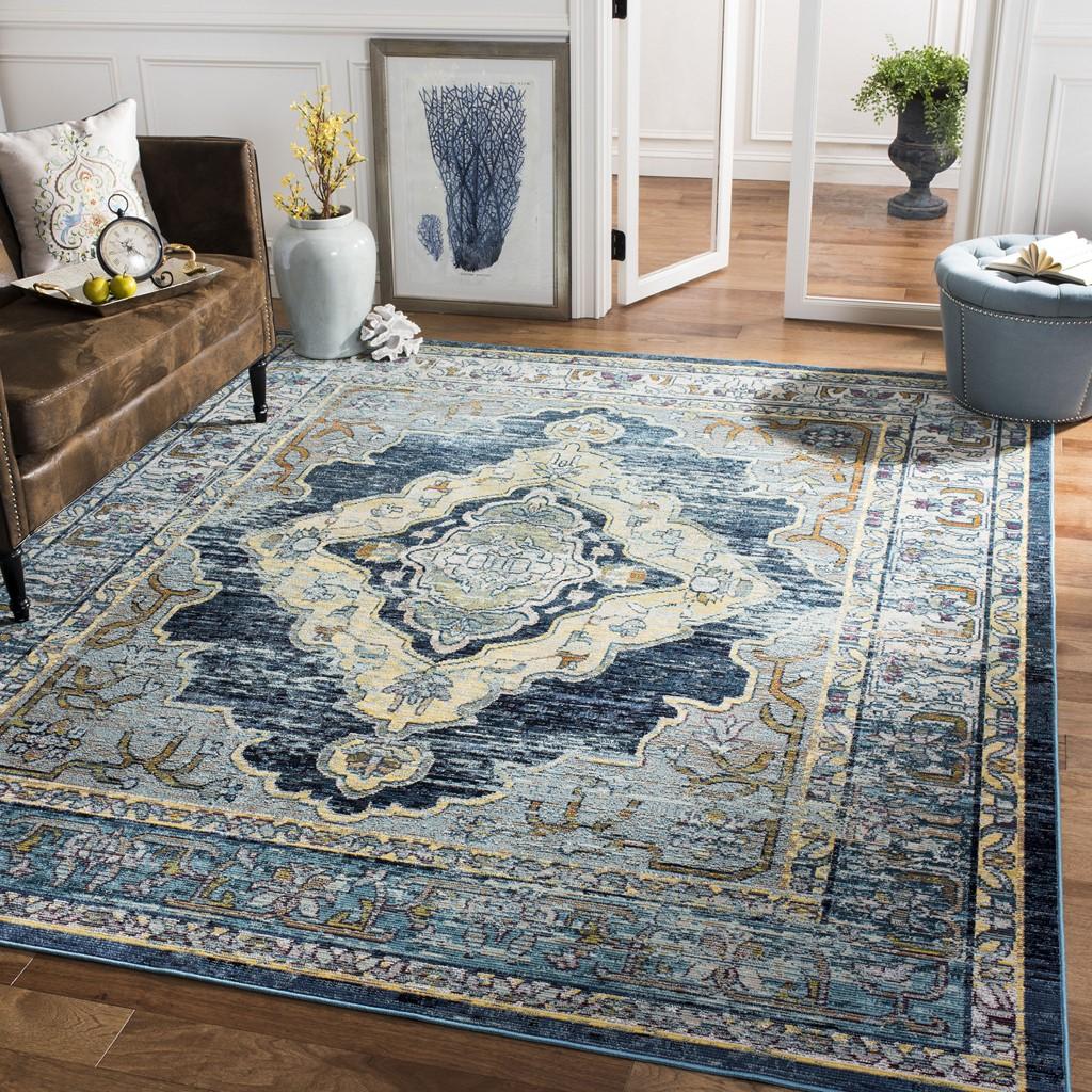 safavieh clearance crystal crs500m blue rug