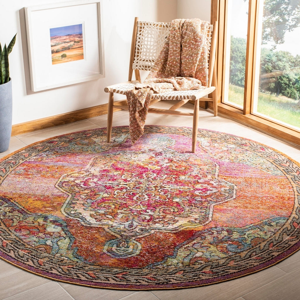 safavieh clearance crystal crs502a orange rug