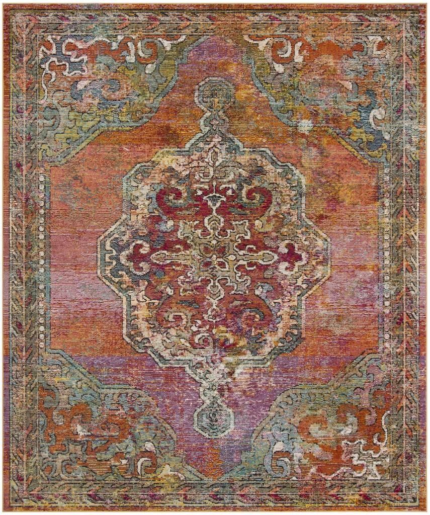 safavieh clearance crystal crs502a orange rug