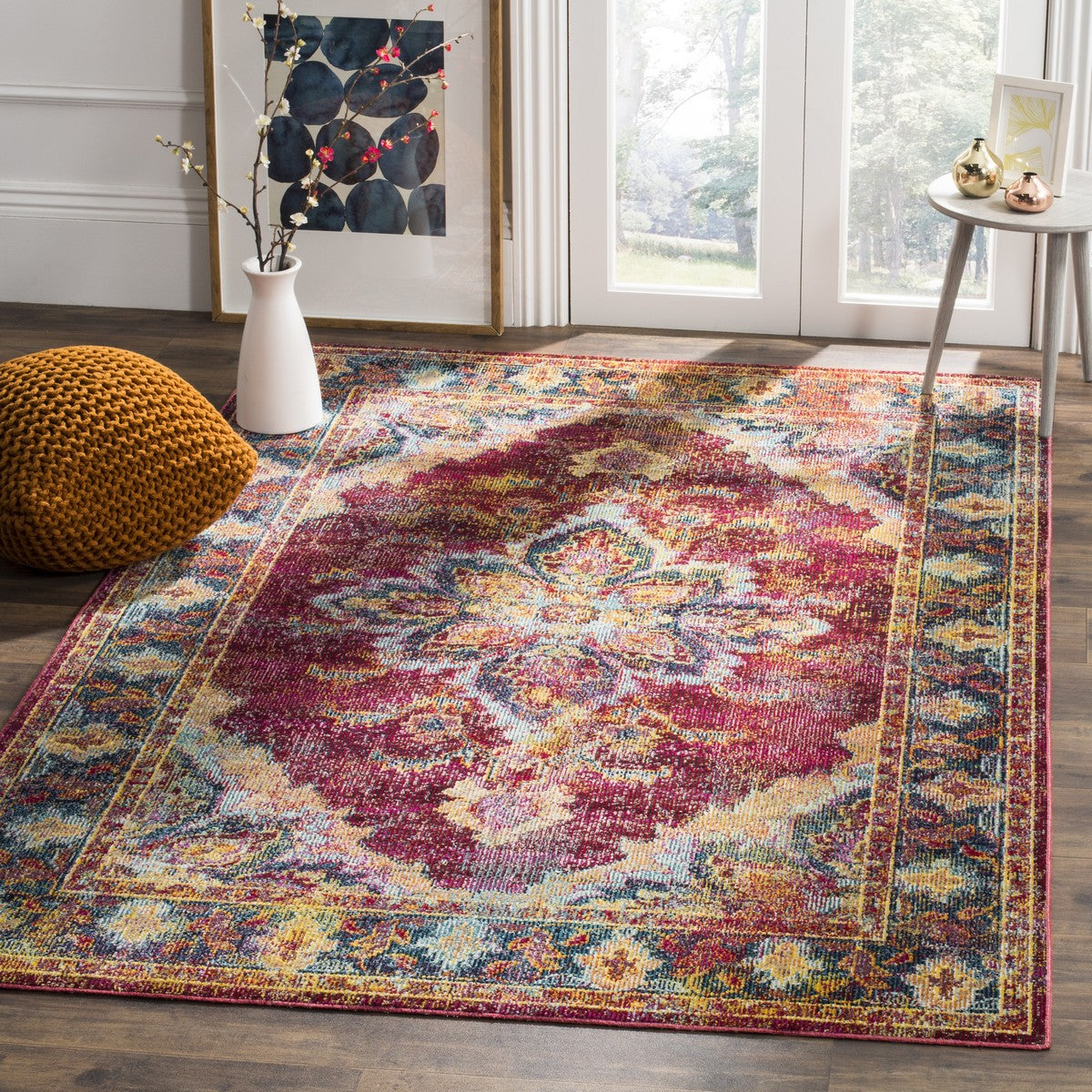 safavieh clearance crystal crs508r ruby rug