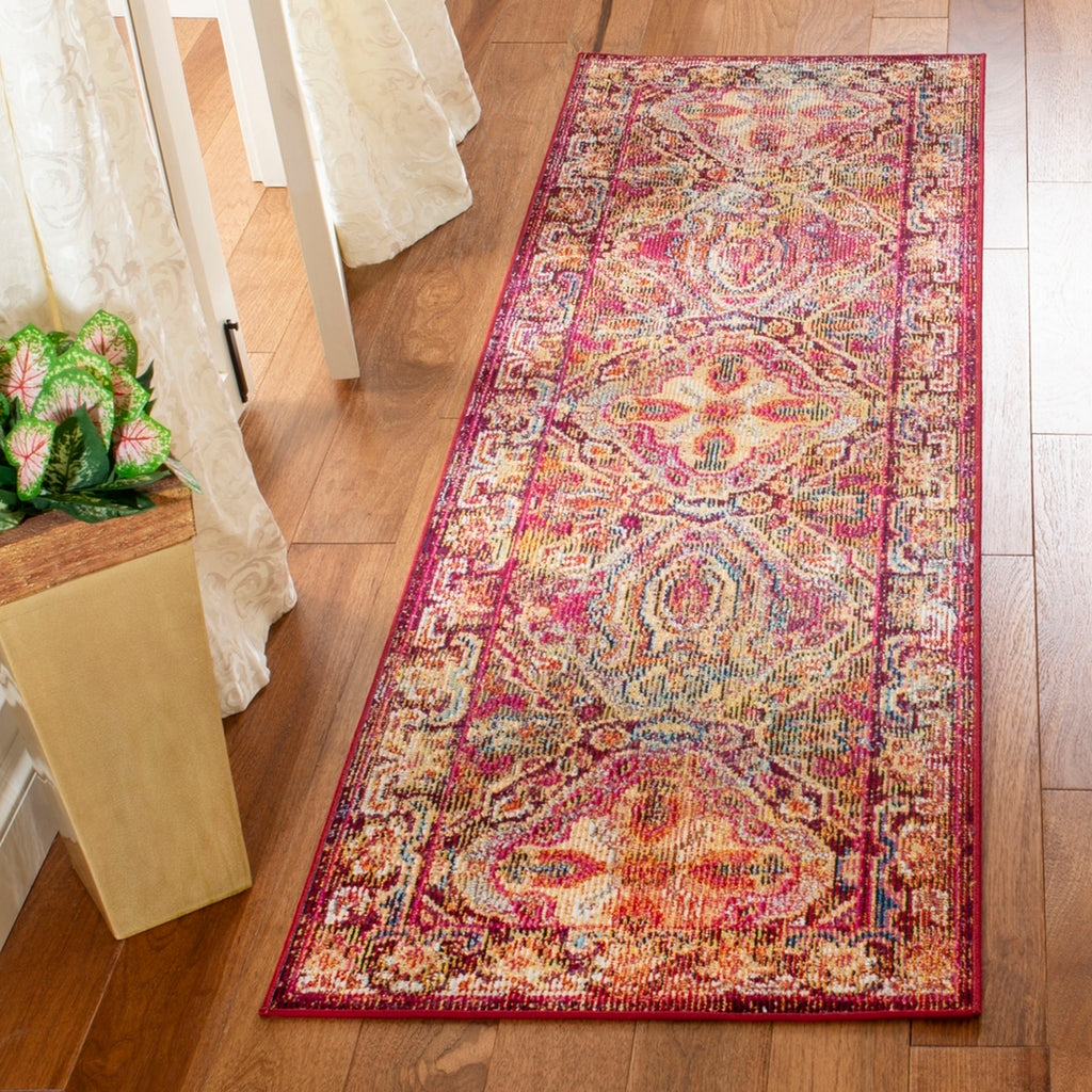 safavieh clearance crystal crs516b fuchsia rug