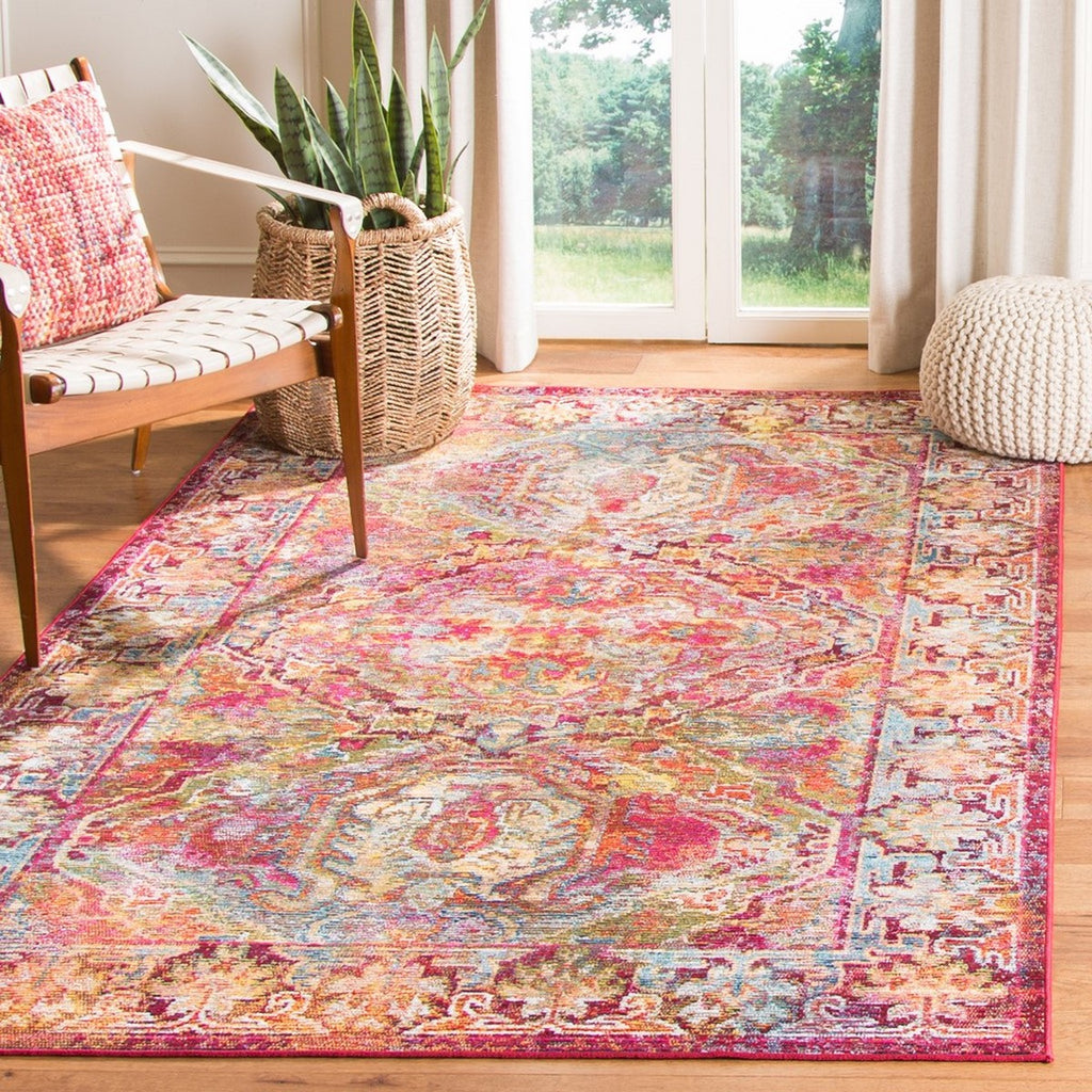 safavieh clearance crystal crs516b fuchsia rug