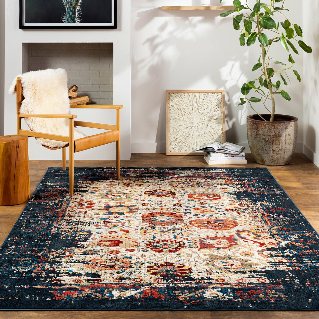 surya crafty crt 2320 bright blue rug