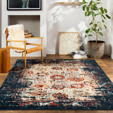 surya crafty crt 2320 bright blue rug