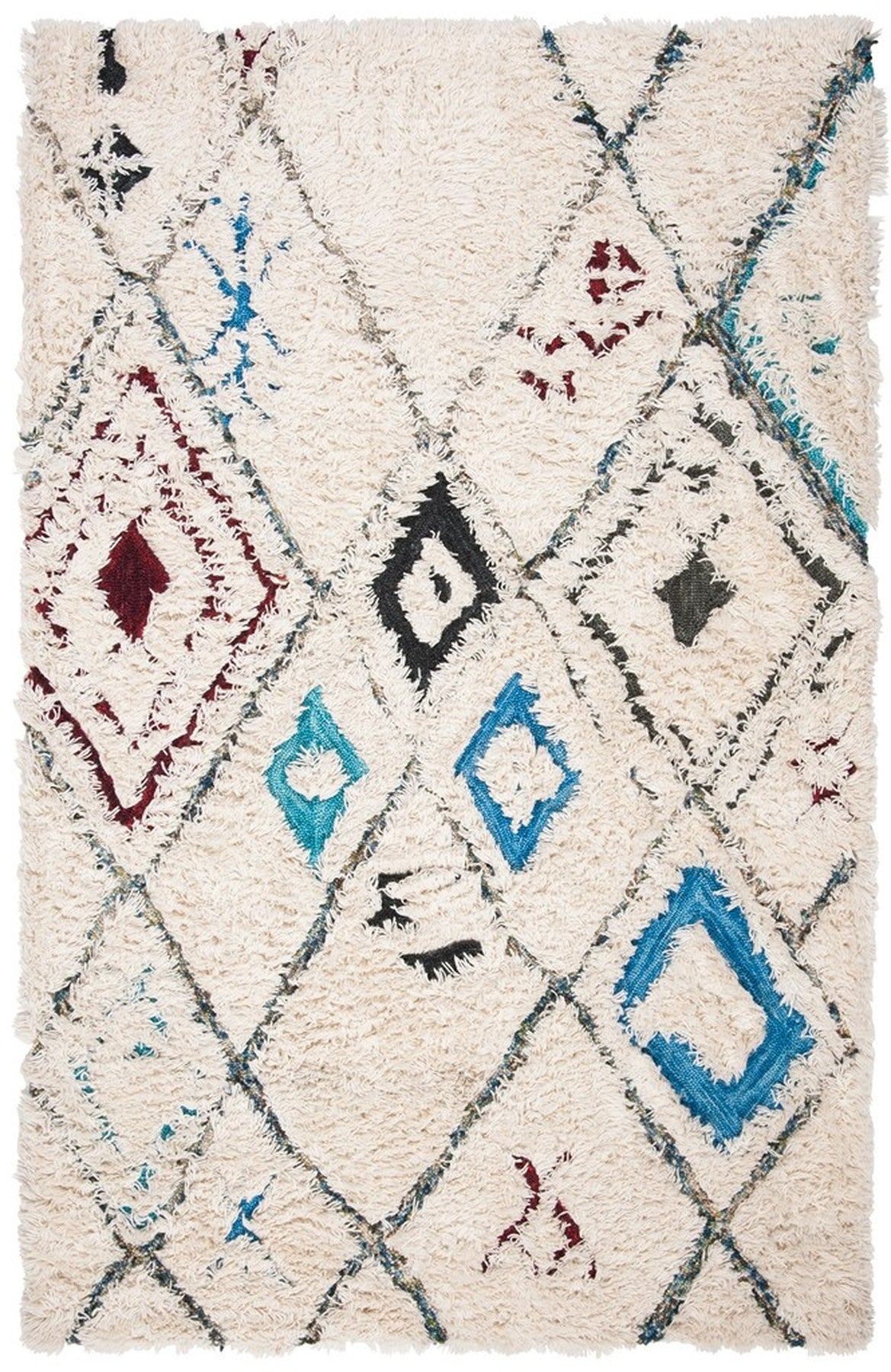 safavieh clearance casablanca shag csb637h ivory rug