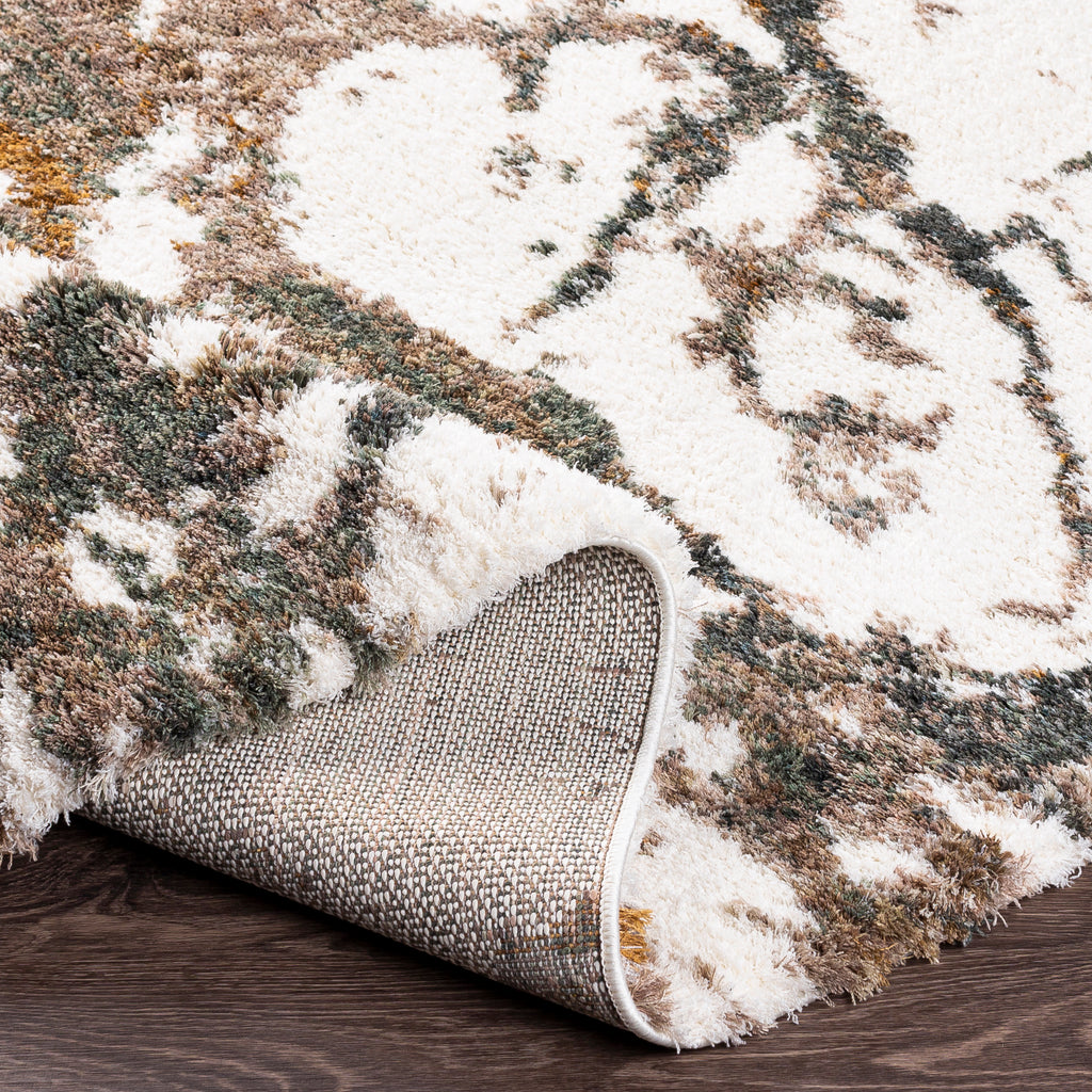 surya celestial shag csg 2303 cream rug