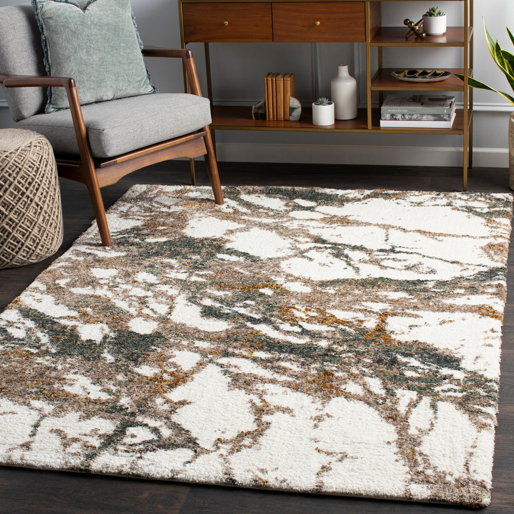 surya celestial shag csg 2303 cream rug