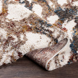 surya celestial shag csg 2304 cream rug
