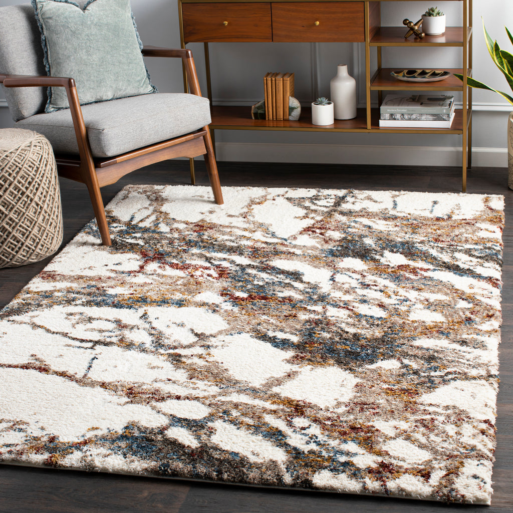 surya celestial shag csg 2304 cream rug