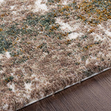 surya celestial shag csg 2306 taupe rug
