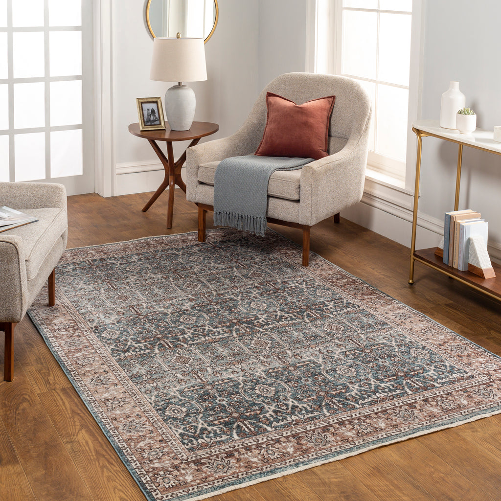 surya carlisle csi 2303 navy rug
