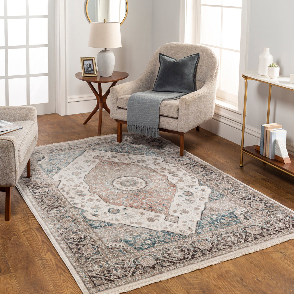 surya carlisle csi 2306 black rug