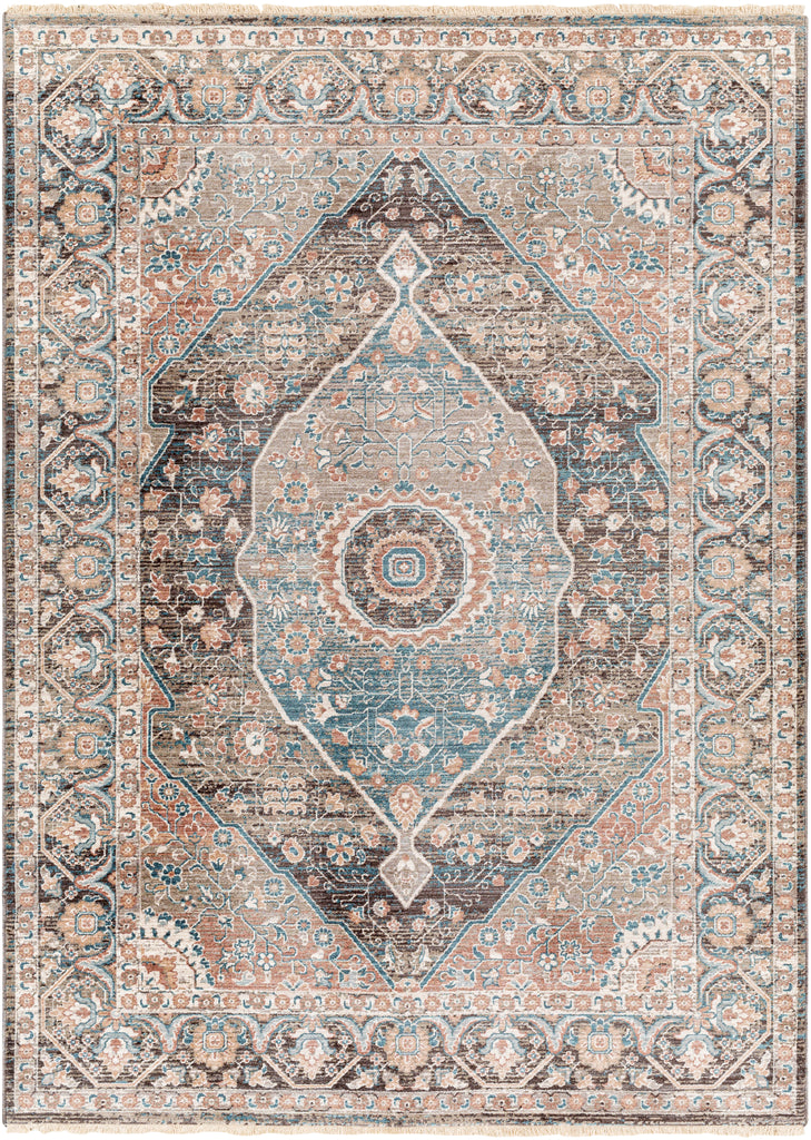 surya carlisle csi 2307 black rug