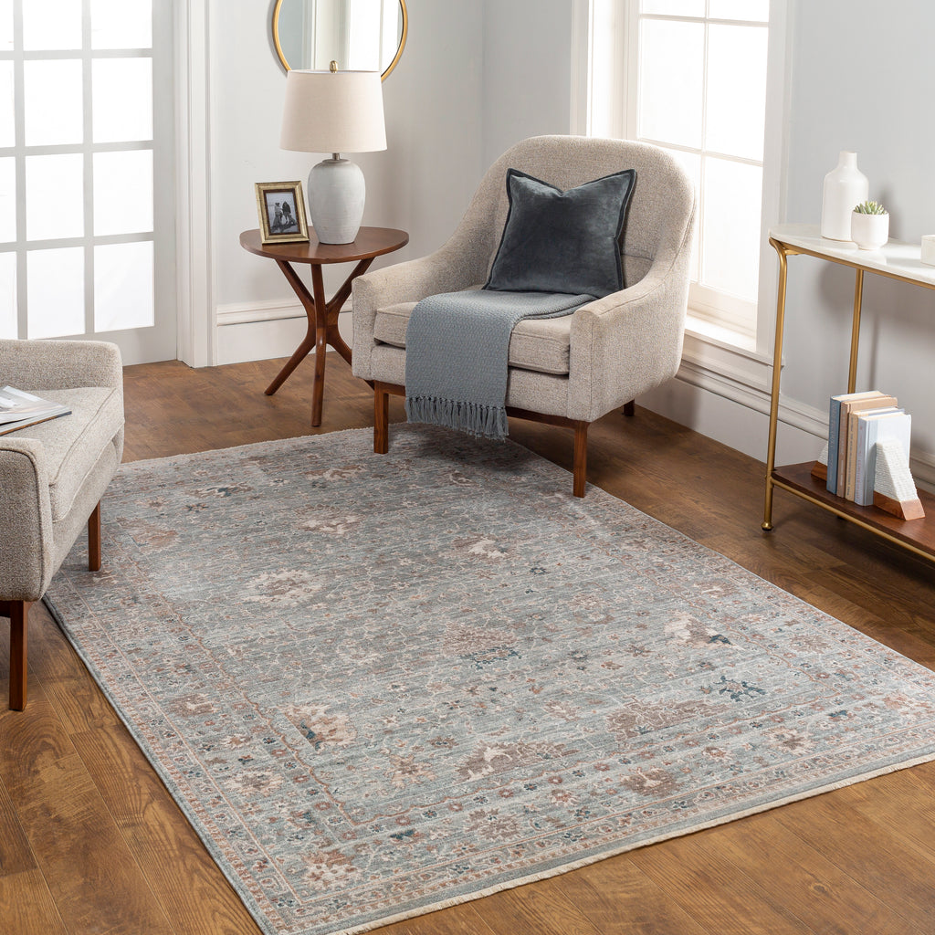surya carlisle csi 2310 gray rug