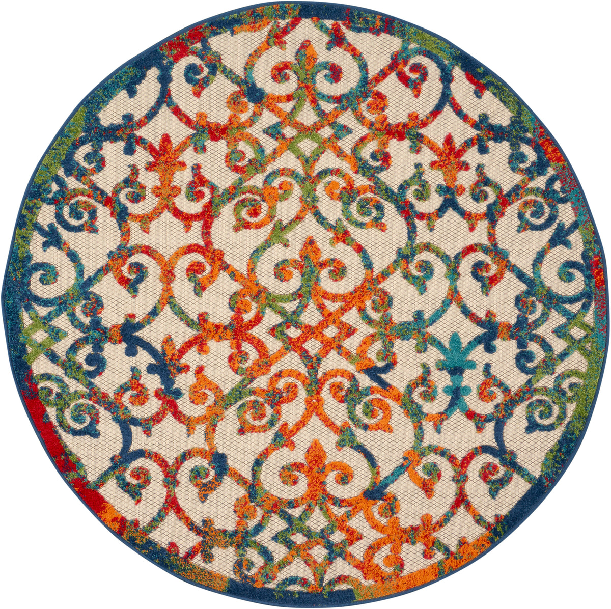 nourison aloha alh21 multicolor rug