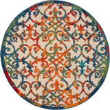 nourison aloha alh21 multicolor rug
