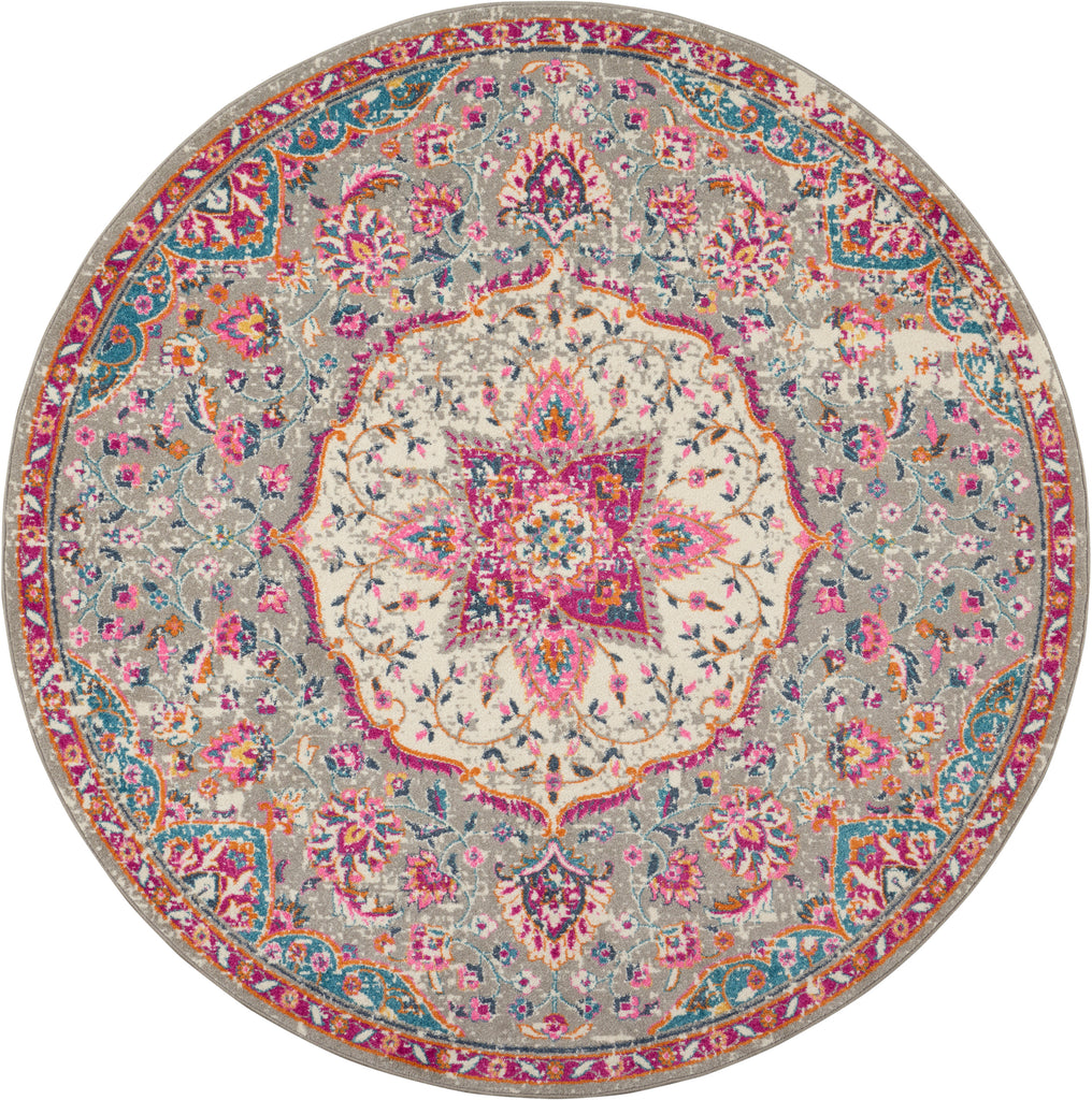 nourison passion psn22 grey multi rug