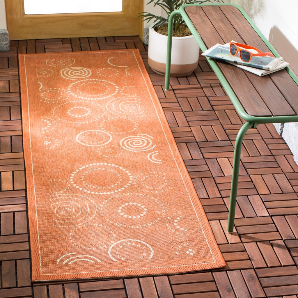 safavieh clearance courtyard cy1906 3202 terracotta rug