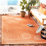 safavieh clearance courtyard cy1906 3202 terracotta rug