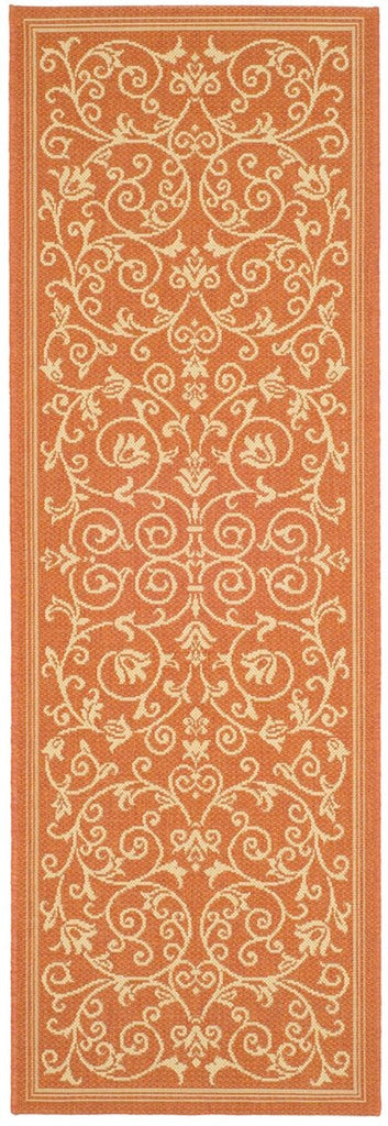 safavieh clearance courtyard cy2098 3202 terracotta rug