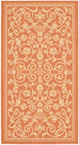 safavieh clearance courtyard cy2098 3202 terracotta rug