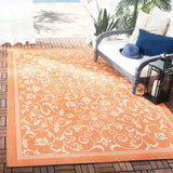 safavieh clearance courtyard cy2098 3202 terracotta rug