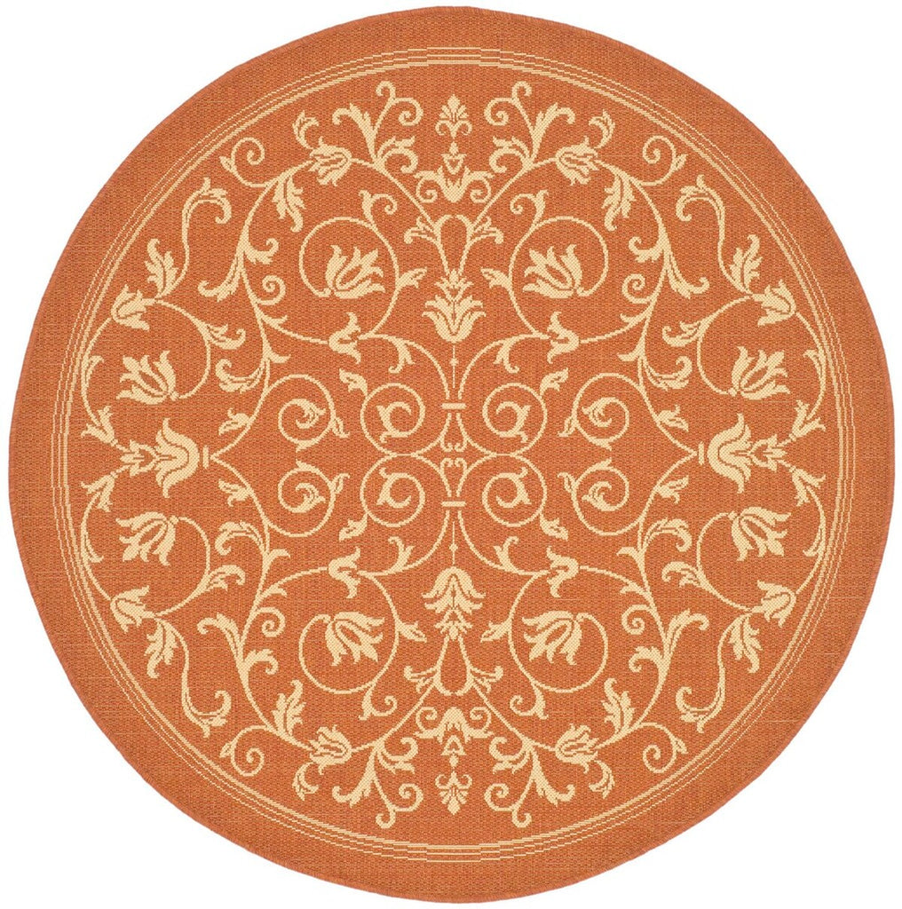safavieh clearance courtyard cy2098 3202 terracotta rug