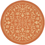 safavieh clearance courtyard cy2098 3202 terracotta rug