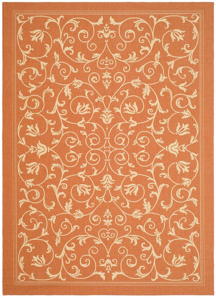 safavieh clearance courtyard cy2098 3202 terracotta rug