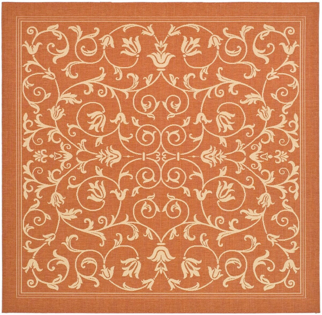 safavieh clearance courtyard cy2098 3202 terracotta rug