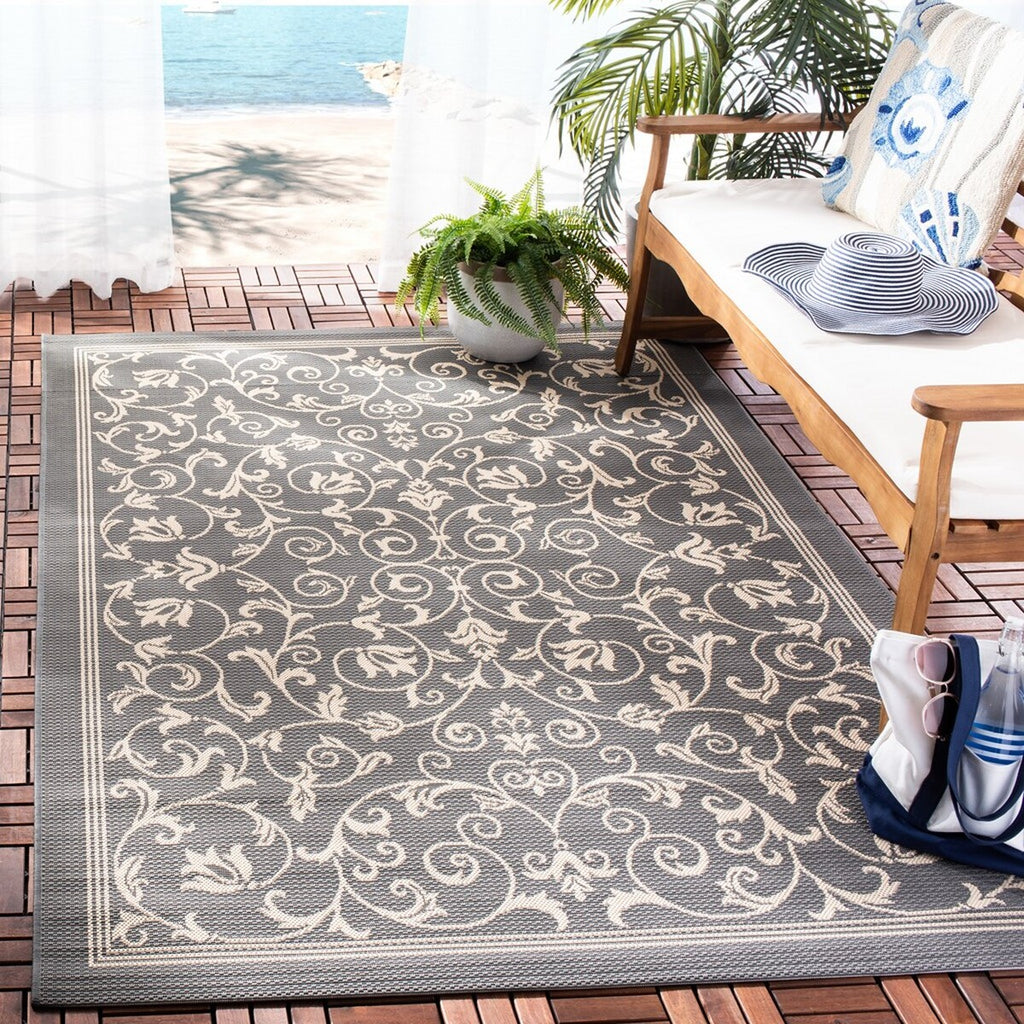 safavieh clearance courtyard cy2098 3606 grey rug