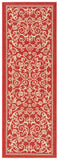 safavieh clearance courtyard cy2098 3707 red rug