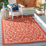 safavieh clearance courtyard cy2098 3707 red rug