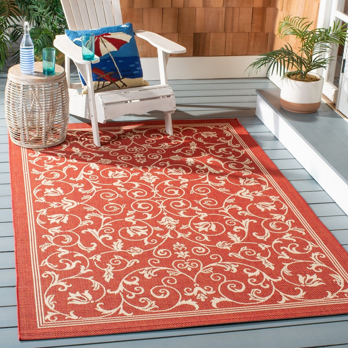 safavieh clearance courtyard cy2098 3707 red rug