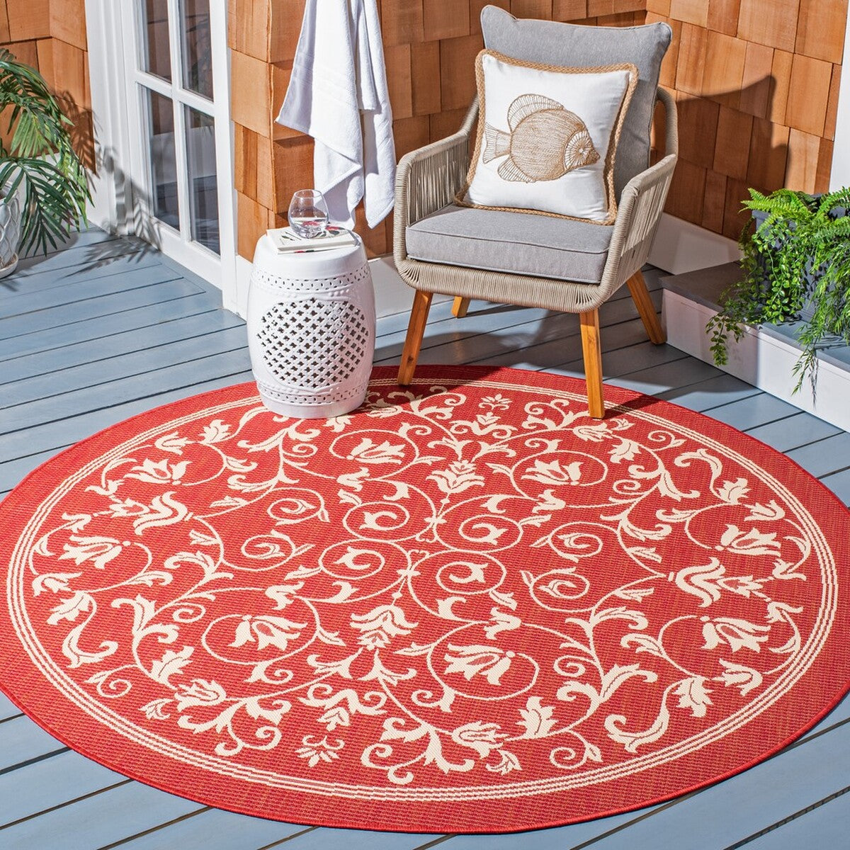 safavieh clearance courtyard cy2098 3707 red rug