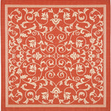 safavieh clearance courtyard cy2098 3707 red rug