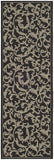 safavieh clearance courtyard cy2653 3908 black rug