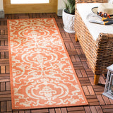 safavieh clearance courtyard cy2663 3202 terracotta rug