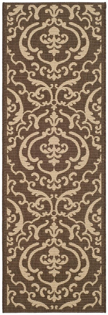 safavieh clearance courtyard cy2663 3409 chocolate rug